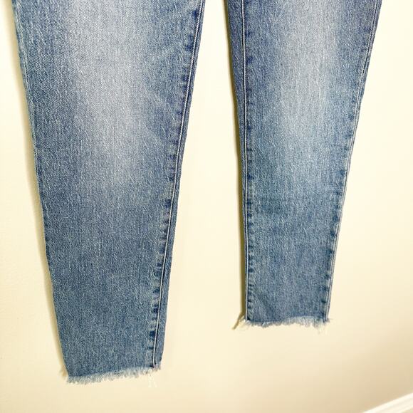Madewell The Perfect Vintage Jeans High Rise Tapered Leg Ainsworth Wash Size 25 - Picture 7 of 12